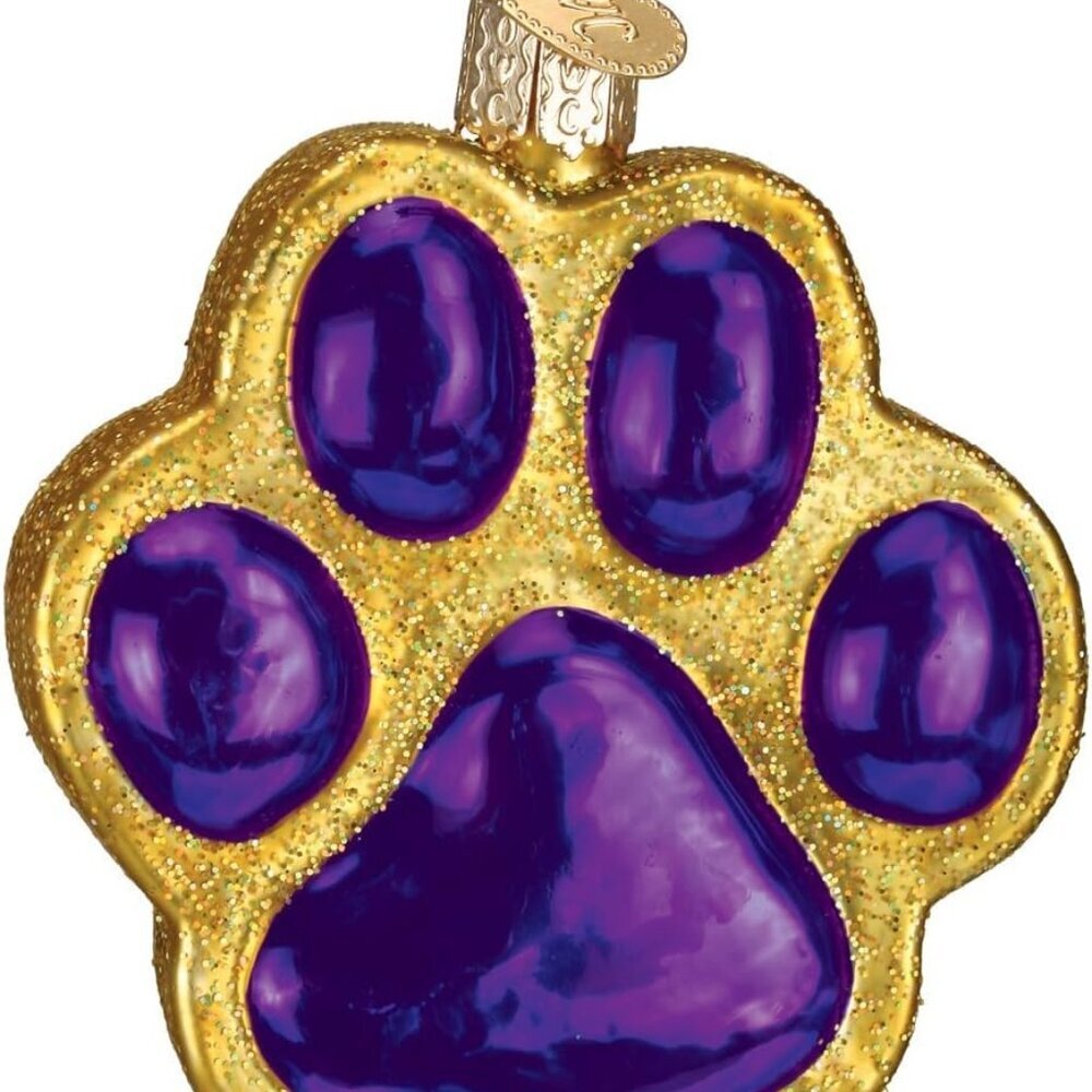 Ornaments: Dog and Pet Accessories Glass Blown Ornaments for Christmas Tree, Paw